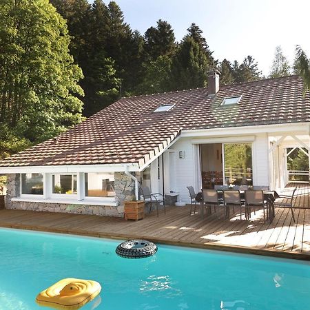 Le Chalet Blanc - Jacuzzi / Piscine / Sauna Gérardmer Exteriör bild
