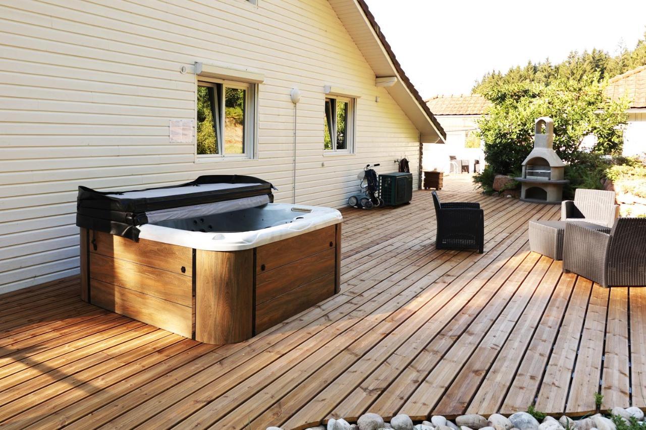 Le Chalet Blanc - Jacuzzi / Piscine / Sauna Gérardmer Exteriör bild