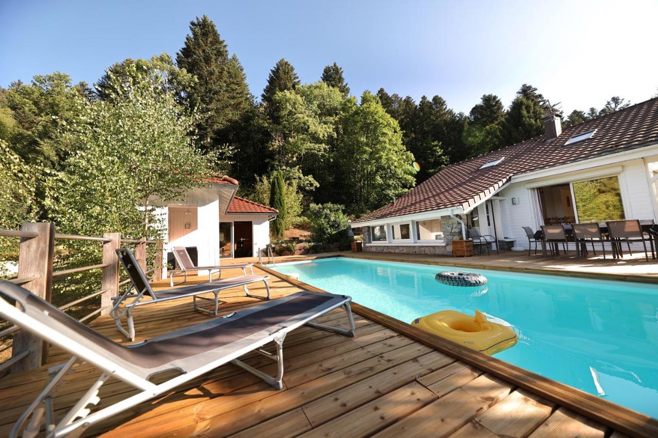 Le Chalet Blanc - Jacuzzi / Piscine / Sauna Gérardmer Exteriör bild