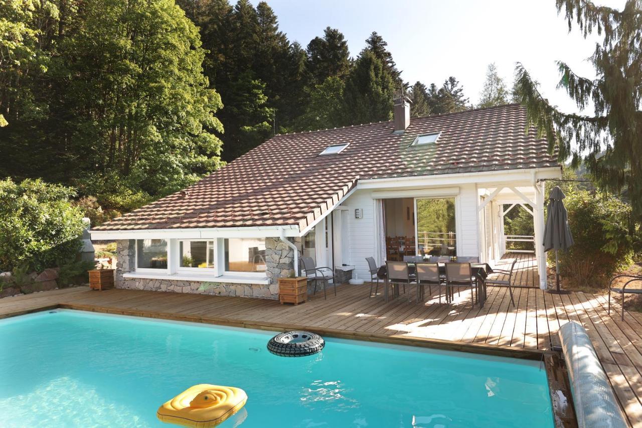 Le Chalet Blanc - Jacuzzi / Piscine / Sauna Gérardmer Exteriör bild